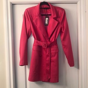 Nasty gal pink blazer dress